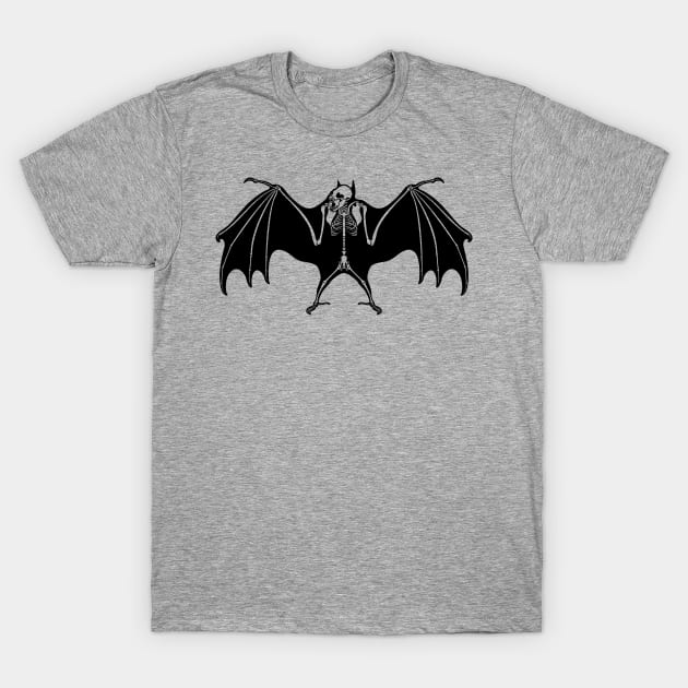 Bat Bones T-Shirt by BeeryMethod